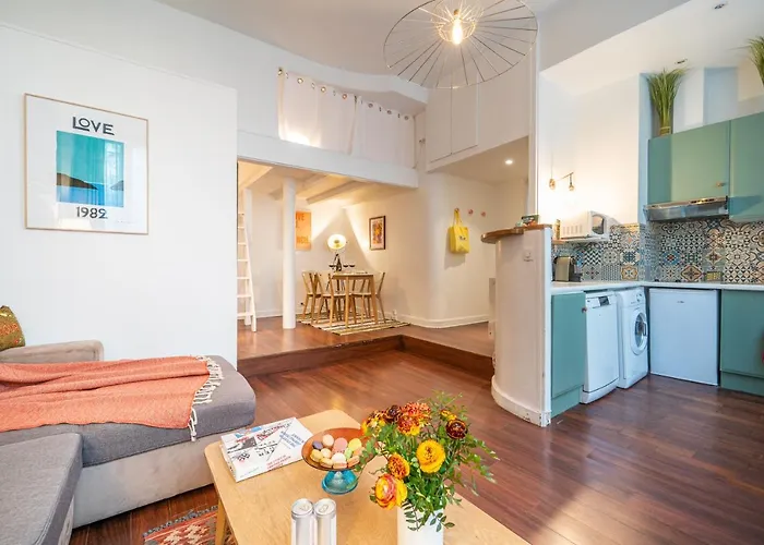 Happy - Tournelles Garden Apartment Paris