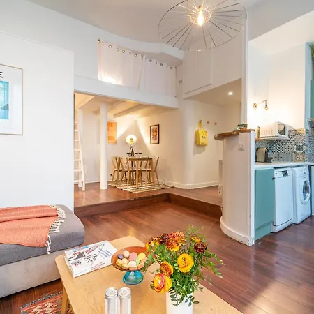 Happy - Tournelles Garden Apartment Paris